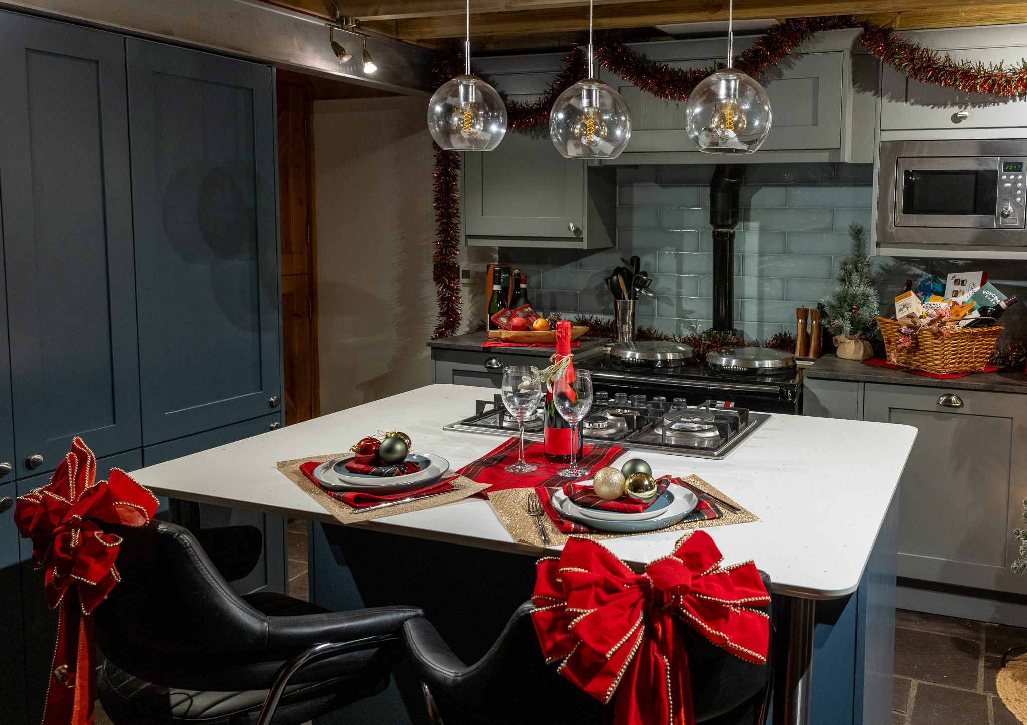 Christmas in the cottage kitchen