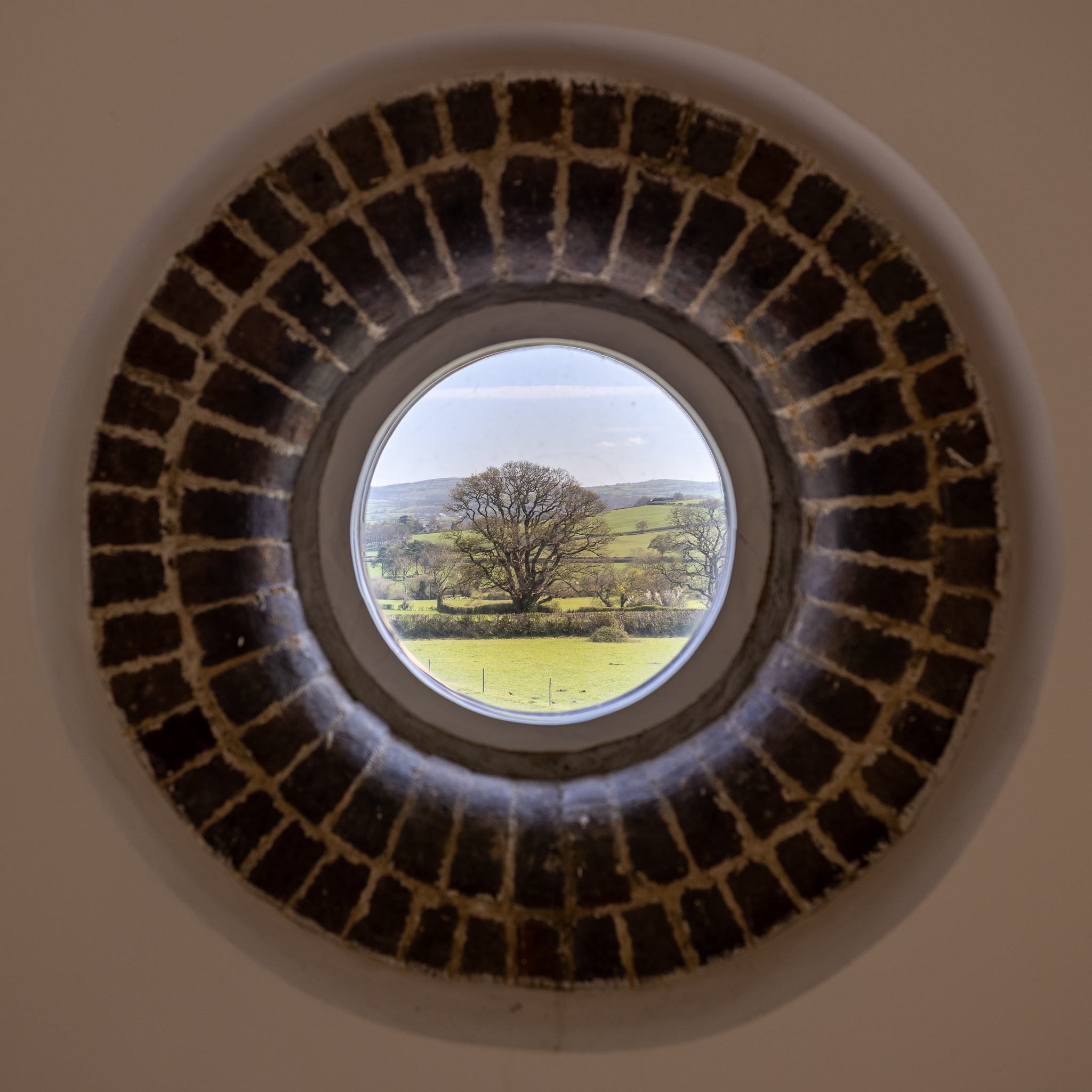 A window on the valley at The Tree of Life Cottage