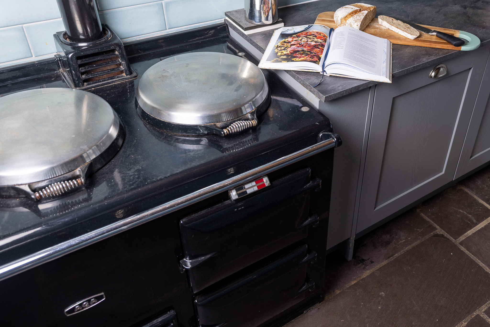 At the heart of the kitchen at The Tree of Life Cottage
