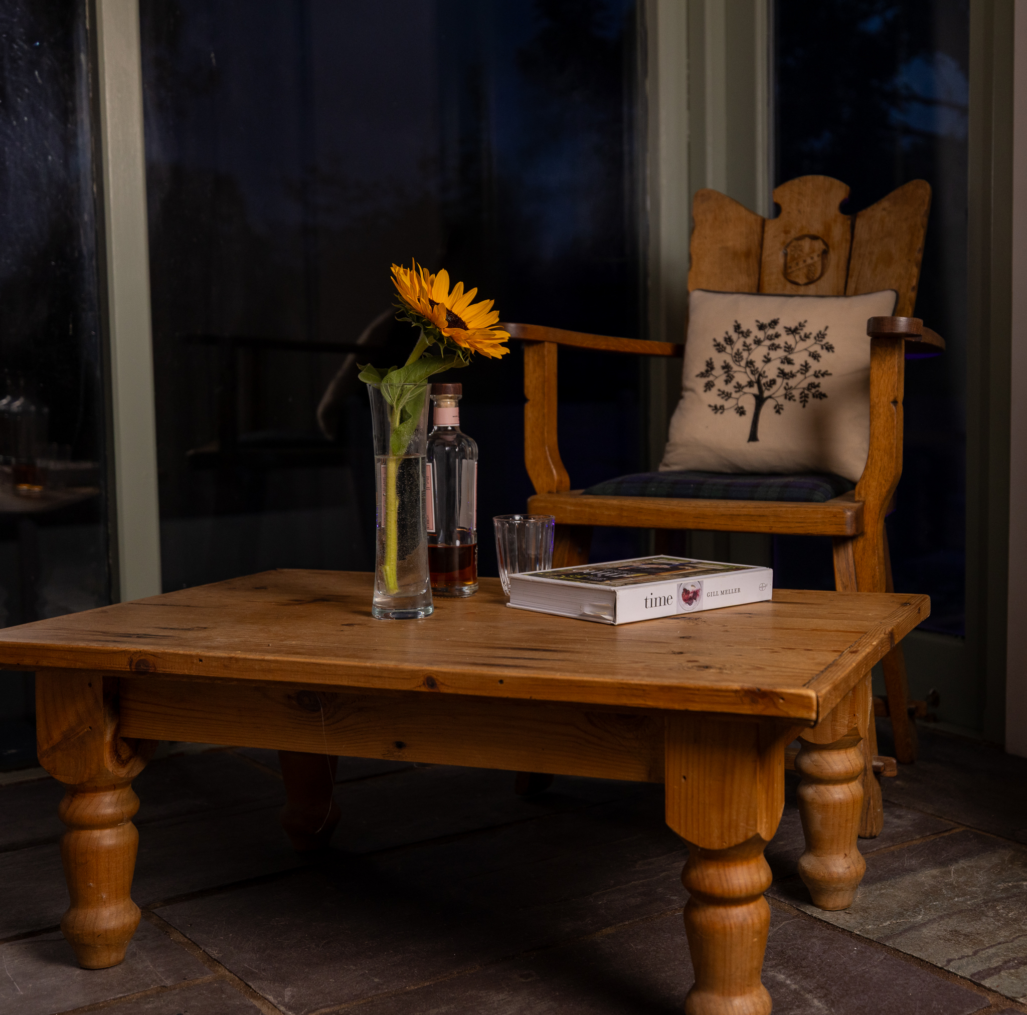 Natural materials at The Tree of Life Cottage