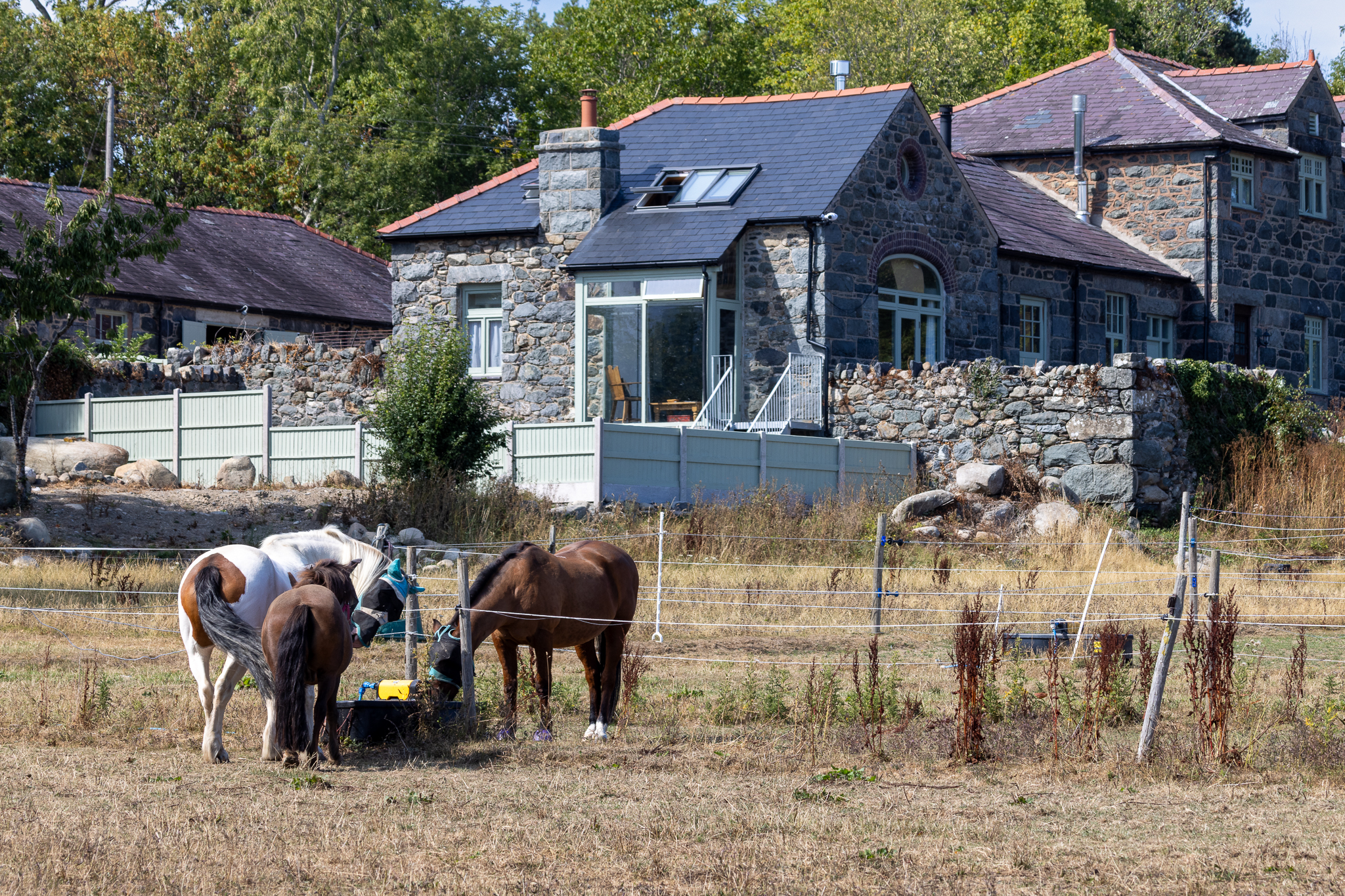The North Wales landscape around Henryd